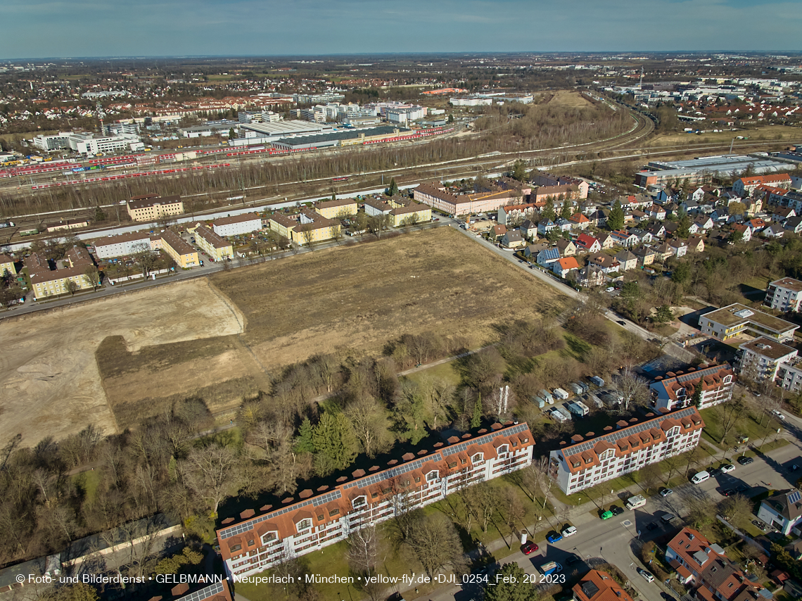 20.02.2023 - Copterfotos und Luftbilder von Berg am Laim
